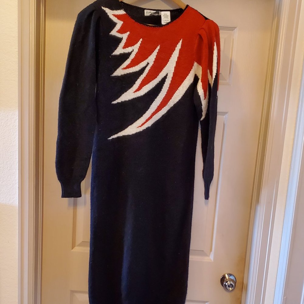 Vintage 80's sweater dress